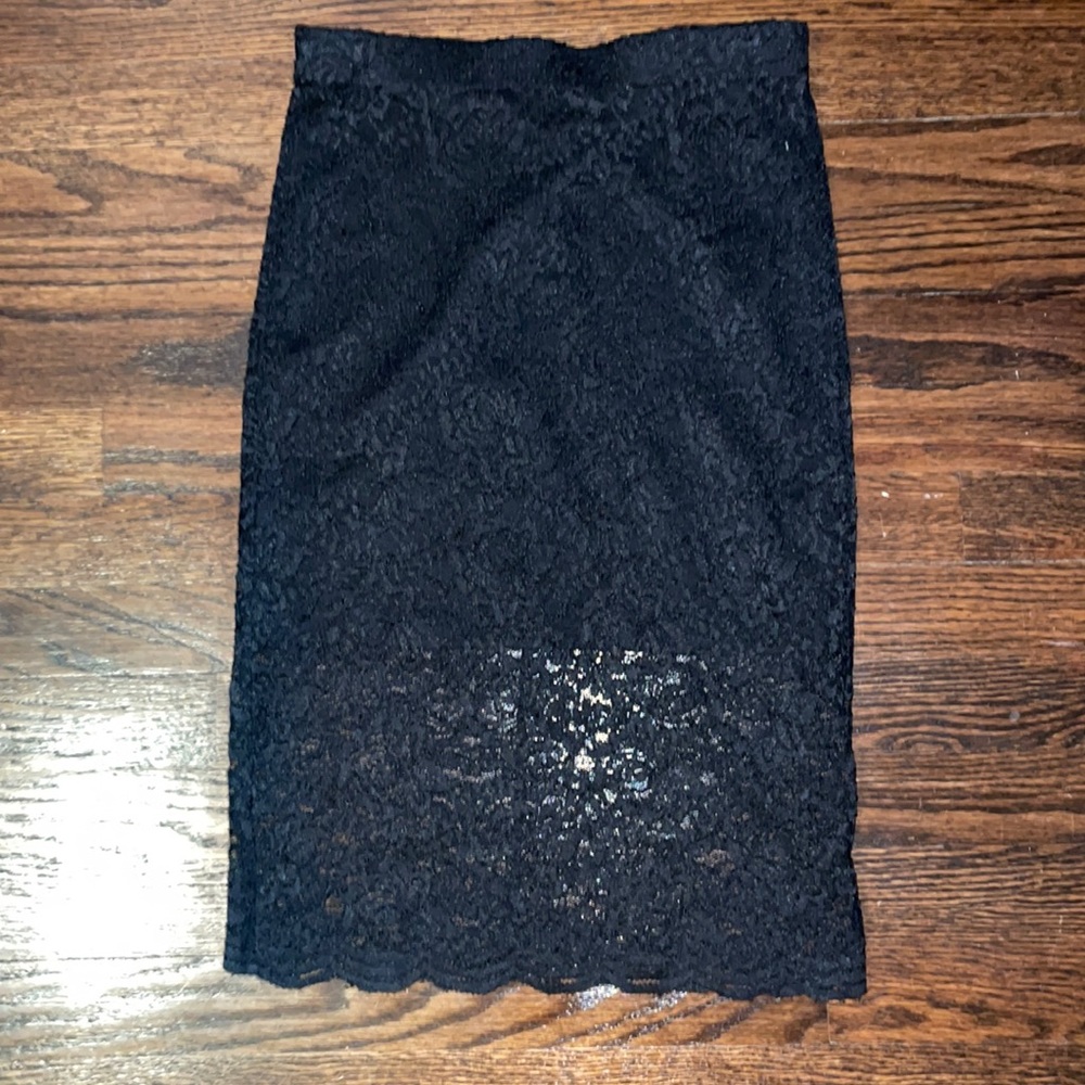Forever21 high waisted black pencil skirt